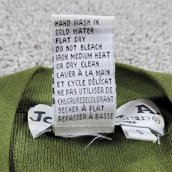 Joseph A Basic Shirt Womens S Green‎ Plain Stretch Fit Pullover Scoop Neck Layer - Picture 5 of 12